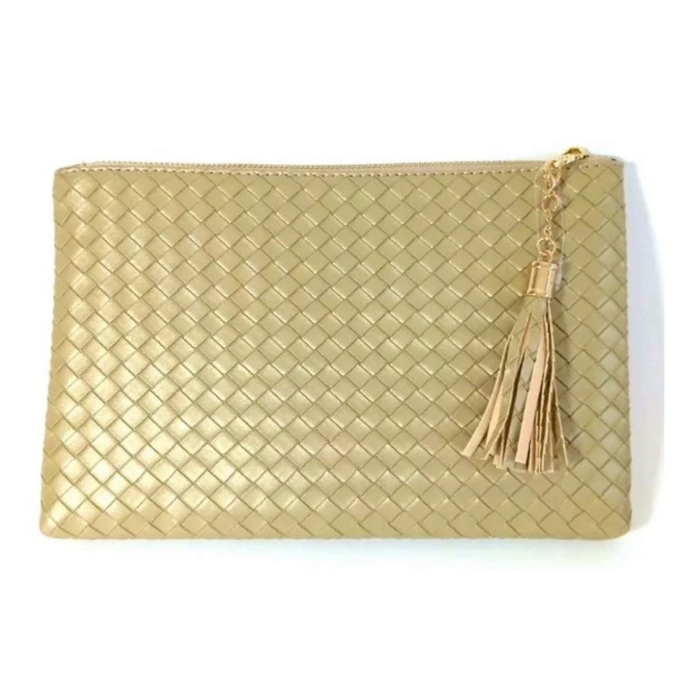 $88 Retail NWT Virginia Wolf Mimi Woven Clutch